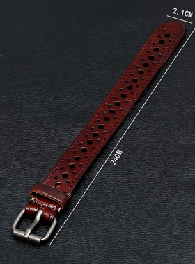 欧美皮革手链镂空宽皮手环饰品