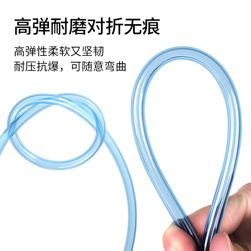 透明蓝PU气管4mm软管8mm空压机气管高压管软管透明绿透明黄10*6.5,淘宝优惠券,粉丝福利购,淘宝优惠卷