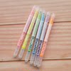 Hobby 6-color double-ended highlighter marker pen