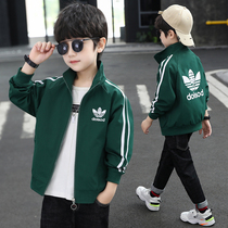 Children suit autumn clothes 2022 Spring fall new Chaoyang sends CUHK Tong jacket jacket handsome with clothes boy