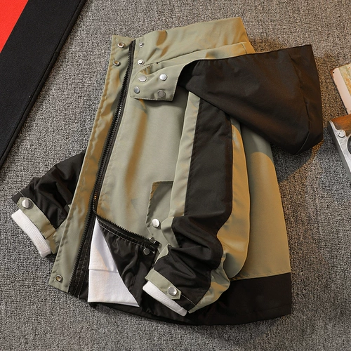 Детская летняя одежда, куртка, комплект, осенний плащ для мальчиков, коллекция 2022, подходит для подростков, в западном стиле, осенняя