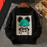 Детская осенняя летняя одежда, демисезонный осенний трикотажный свитер для мальчиков, коллекция 2022, подходит для подростков, в западном стиле