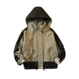 Детская летняя одежда, куртка, комплект, осенний плащ для мальчиков, коллекция 2022, подходит для подростков, в западном стиле, осенняя