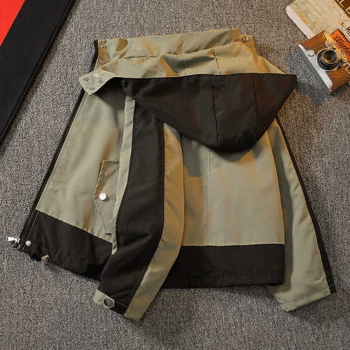 Детская летняя одежда, куртка, комплект, осенний плащ для мальчиков, коллекция 2022, подходит для подростков, в западном стиле, осенняя