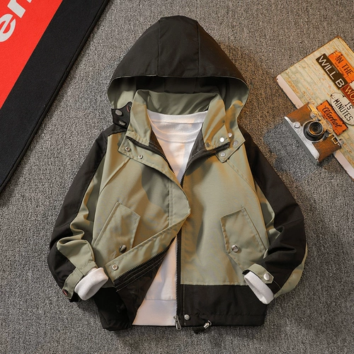 Детская летняя одежда, куртка, комплект, осенний плащ для мальчиков, коллекция 2022, подходит для подростков, в западном стиле, осенняя