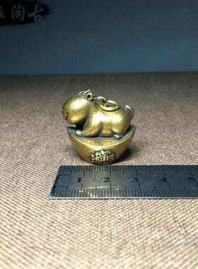 。招财马白菜桌面白菜家居家装饰品工艺品羊猴鸡狗猪元宝进宝小挂