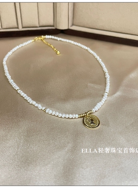 项链女天然淡水小米珍珠百搭