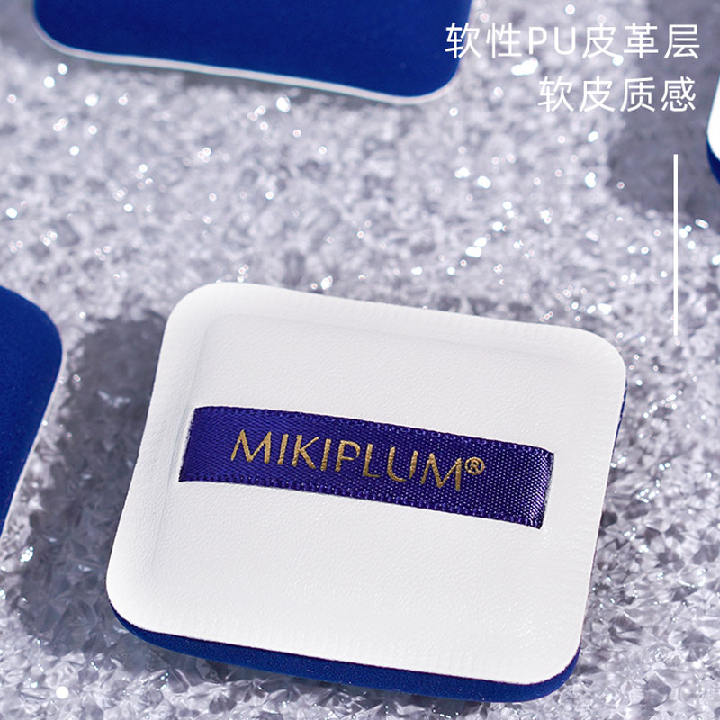 MIKIPLUM棉花糖气垫粉扑厚干湿两用粉底液化妆工具海绵三只装-图2