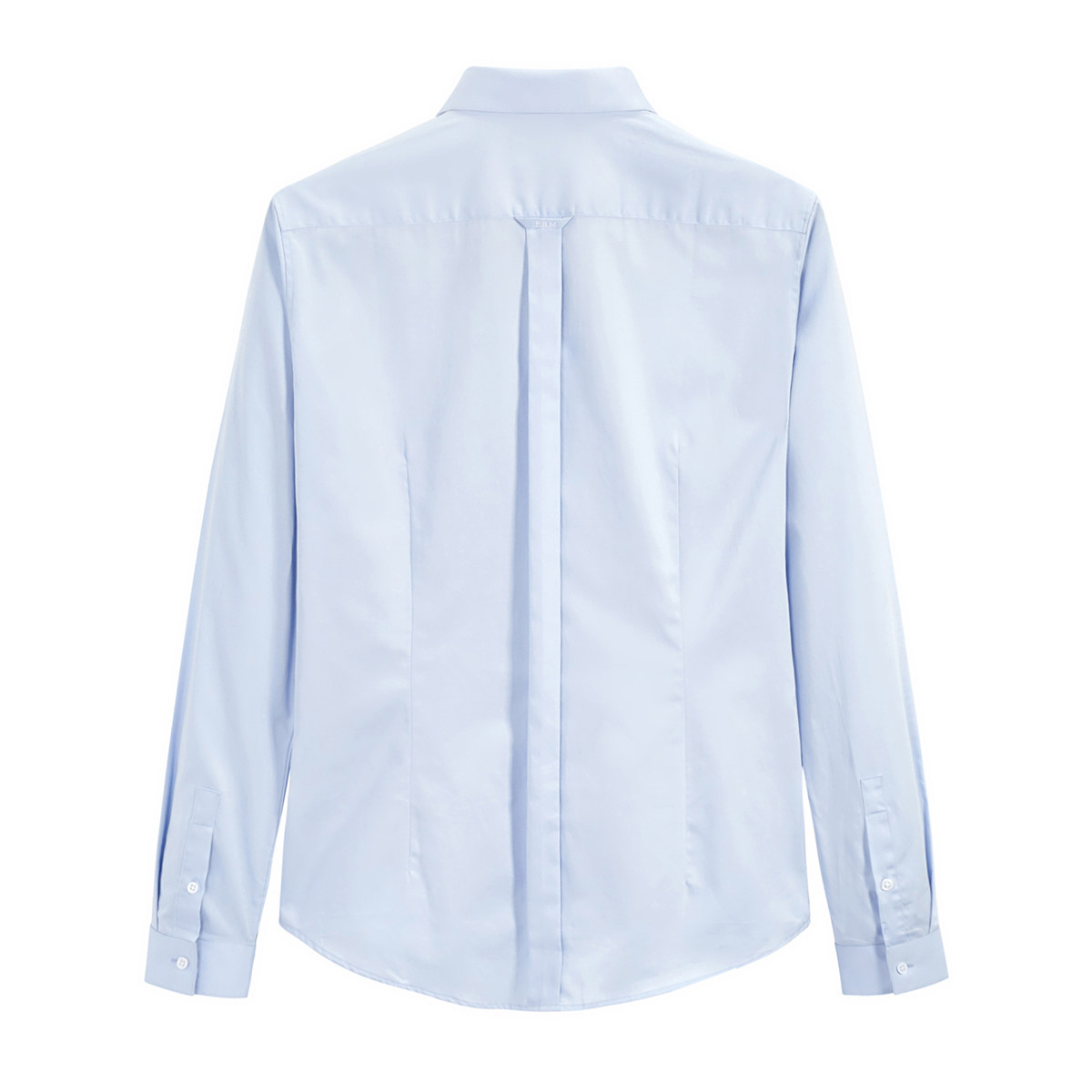 太平鸟男装秋季新款蓝色青年衬衣 太平鸟男装outlets店衬衫