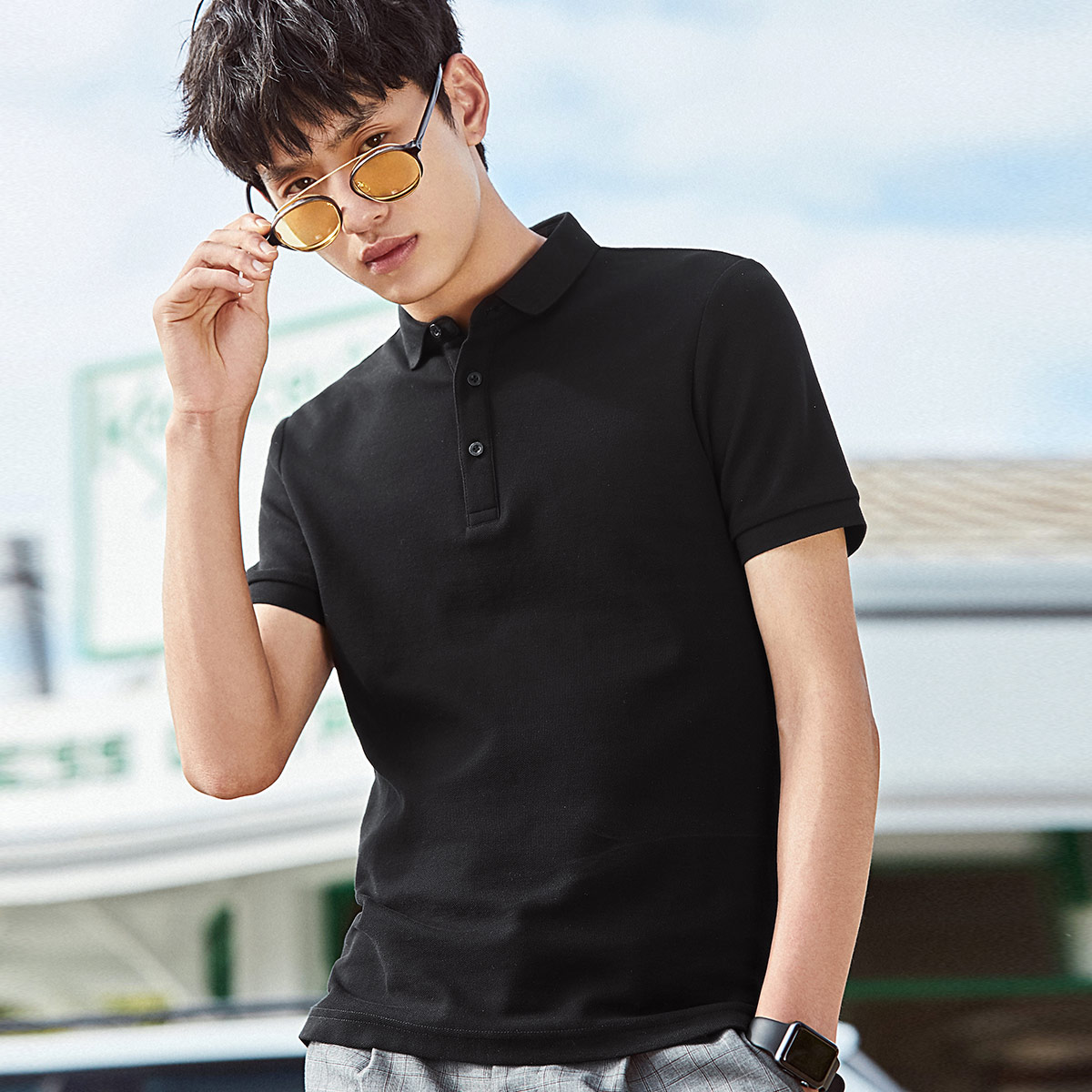  太平鸟男装outlets店Polo衫