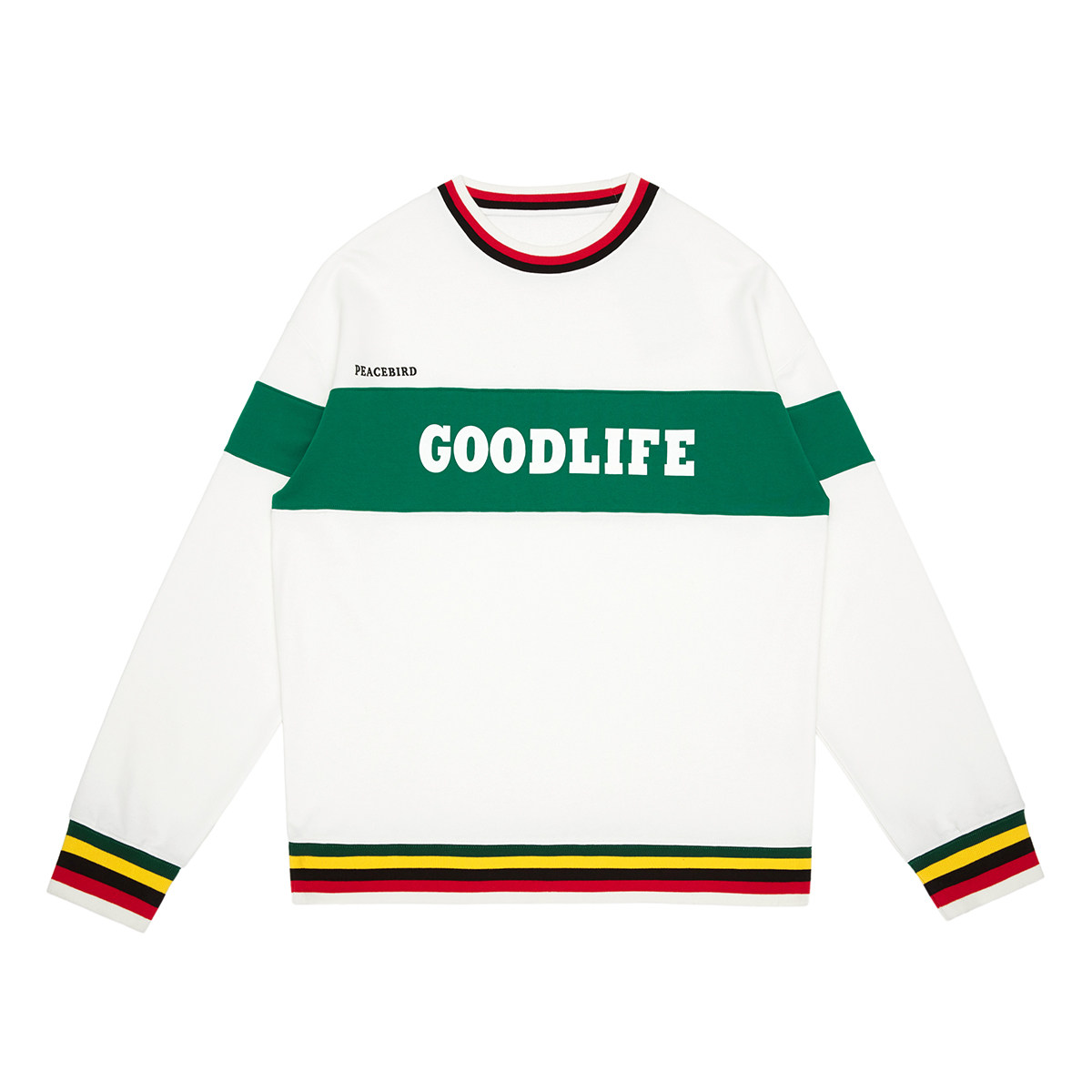 太平鸟男装秋季新款字母刺绣#卫衣 太平鸟男装outlets店卫衣