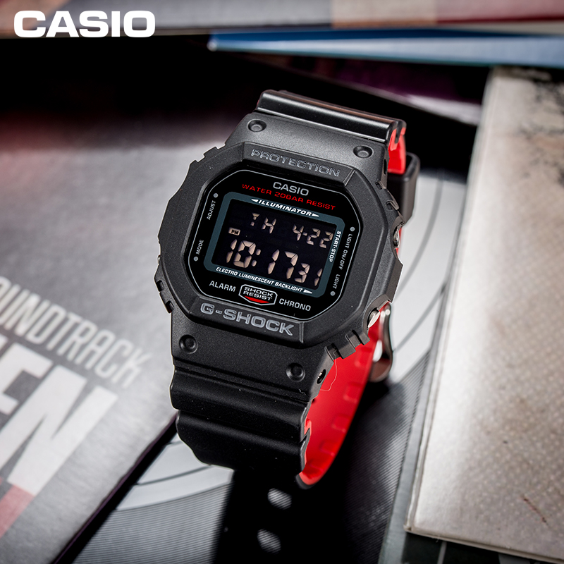 M5610 GW 5600HR DW 男表复古方形运动电子表 shock g 卡西欧手表男 M5610 GW 5600HR DW 男表复古方形运动电子表 shock g 卡西欧手表男