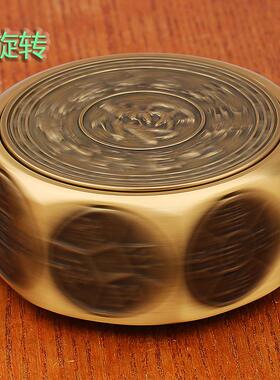 十二生肖福字招财八面转转十面转转解压神器黄铜手把件金属工艺品