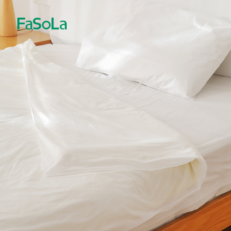 FaSoLa旅行一次性四件套床上用品宾馆酒店床单被套双人隔脏枕套