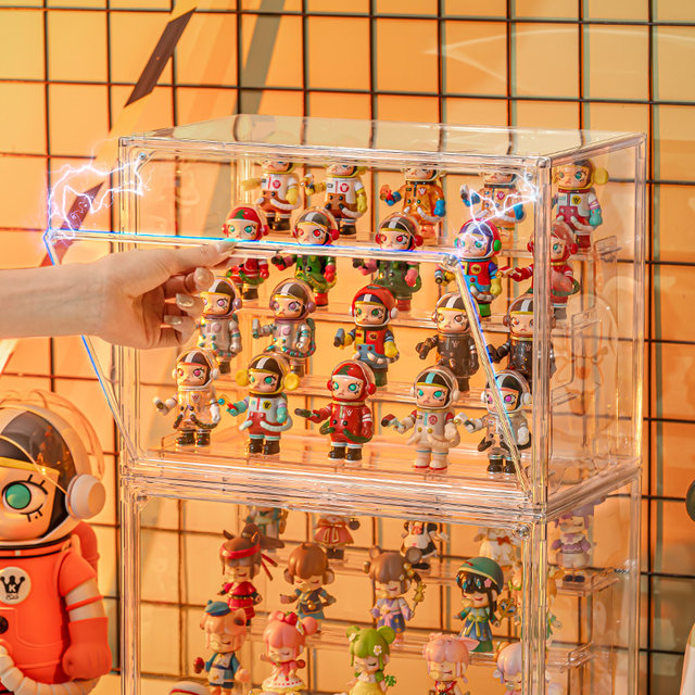 Blind box storage display rack Pop Mart display box