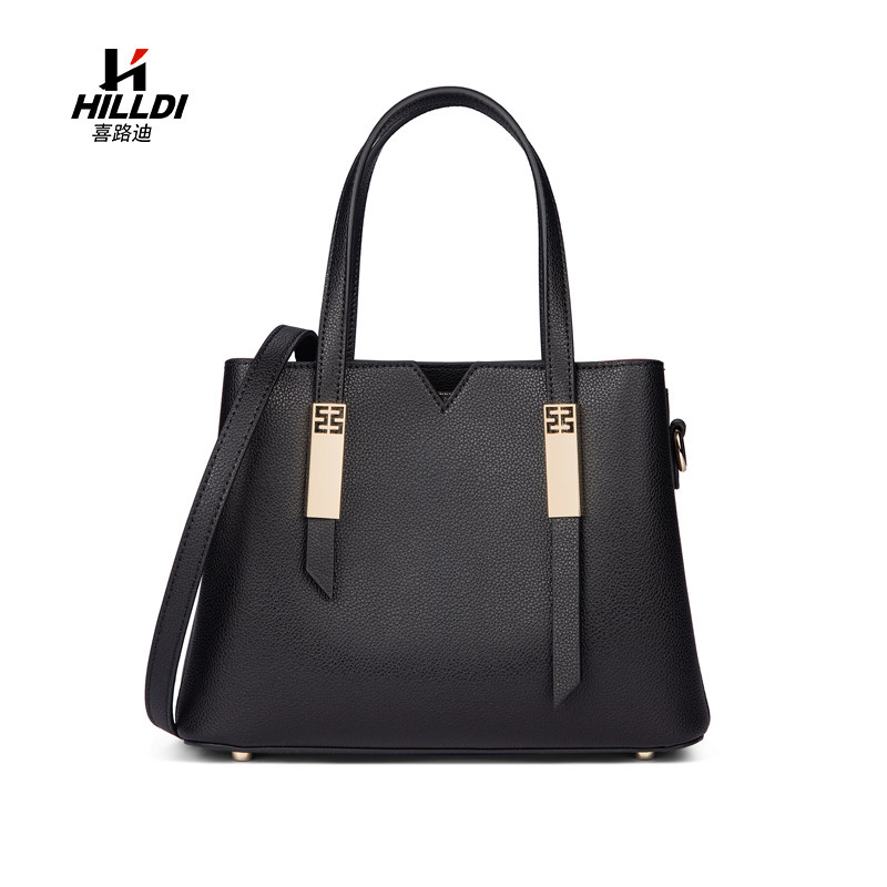 真皮妈妈包2020新款时尚婆婆手提包 hilldi女士包袋