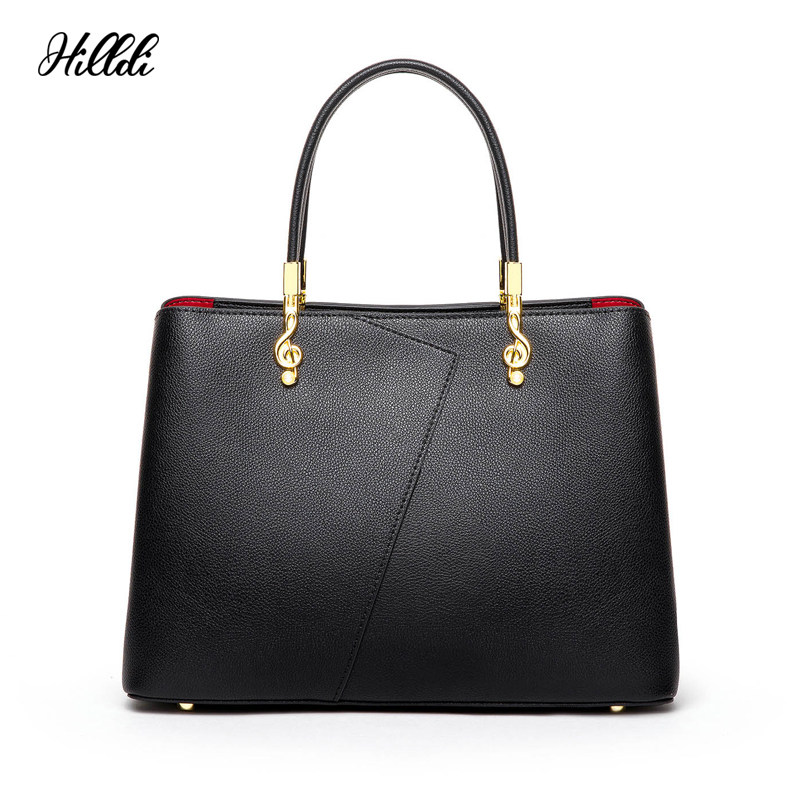 真皮2020新款潮妈妈手提包牛皮包 hilldi女士包袋