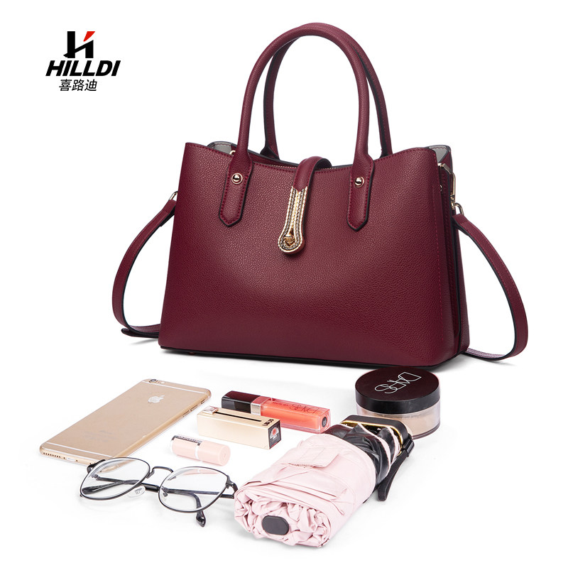女2020新款红色婆婆结婚全妈妈包包 hilldi女士包袋