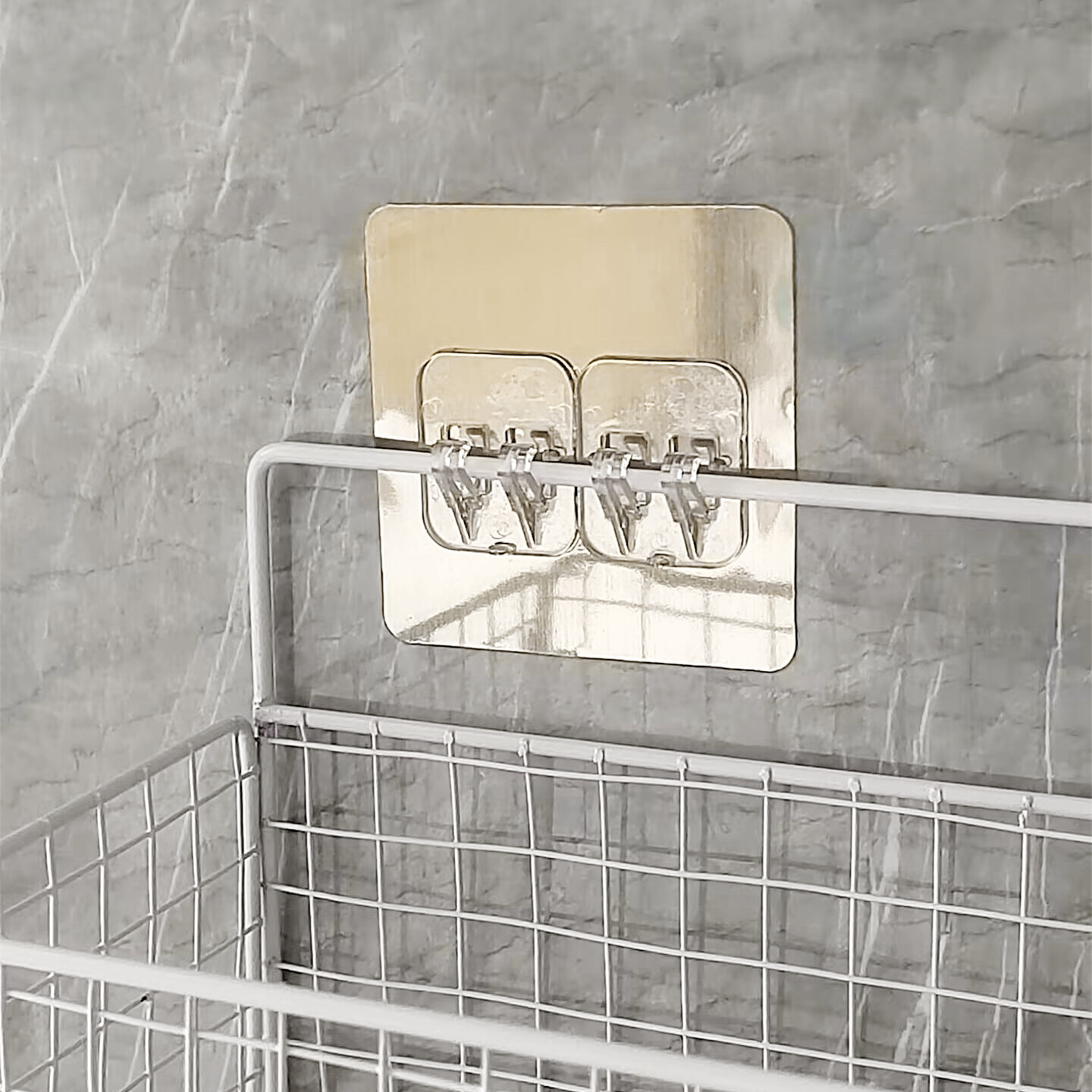 免打孔粘贴挂钩置物架置物篮挂钩强力承重粘墙贴卫生间厨房粘钩,淘宝优惠券,粉丝福利购,淘宝优惠卷