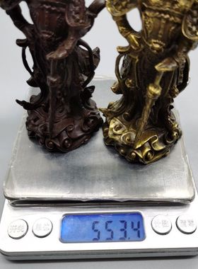 铜佛像韦驮菩萨关公菩萨铜像护法韦陀像伽蓝菩萨关公武财神