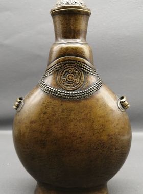 精品黄铜酒壶水壶家居酒店会所装饰品工艺品礼品家居摆件包邮