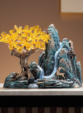 树脂装饰新中式客厅手工现代摆件