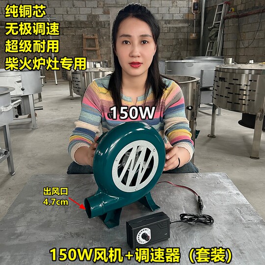 Wood stove blower household 220V combustion-supporting hair dryer