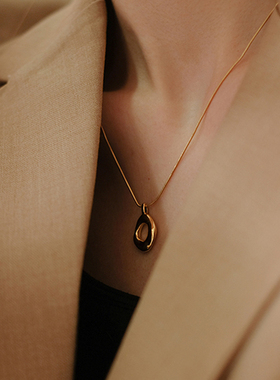 ins轻奢小众长款925银银珍珠项链