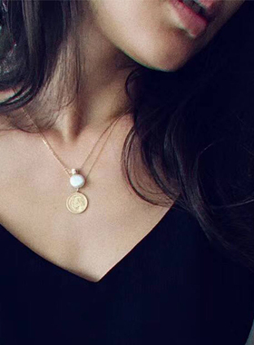 白百何同款天然巴洛克珍珠项链