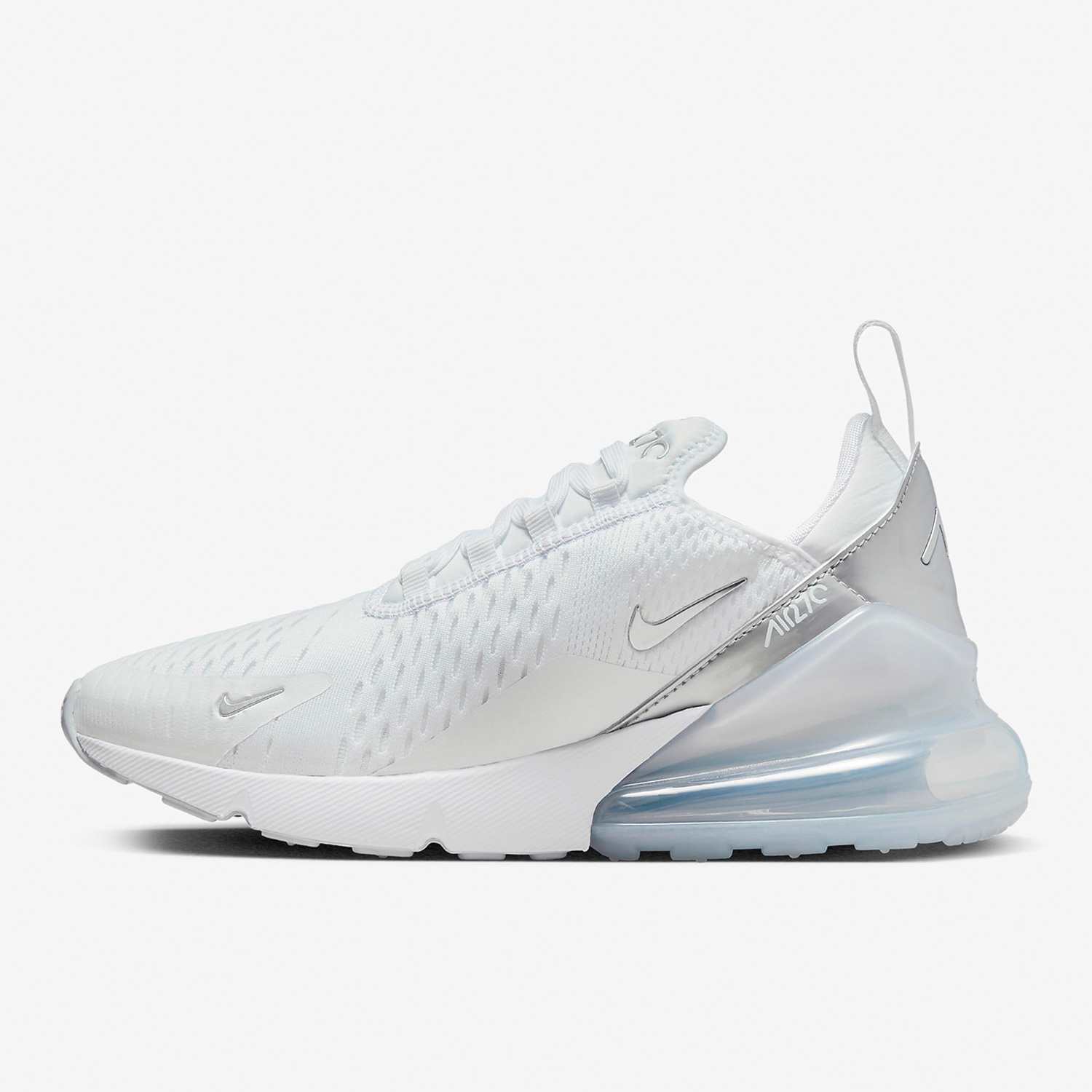 Nike/耐克正品Air Max 270女子缓震透气耐磨运动跑步鞋DX0114-100 - 图0