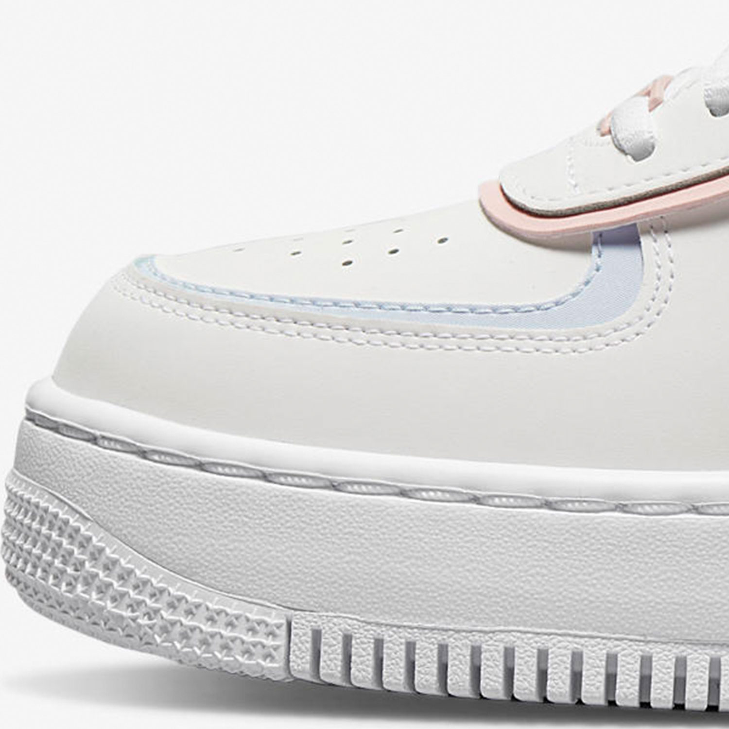 Nike/耐克正品新款AF1空一号拼接女子时尚运动休闲板鞋CI0919-117 - 图1