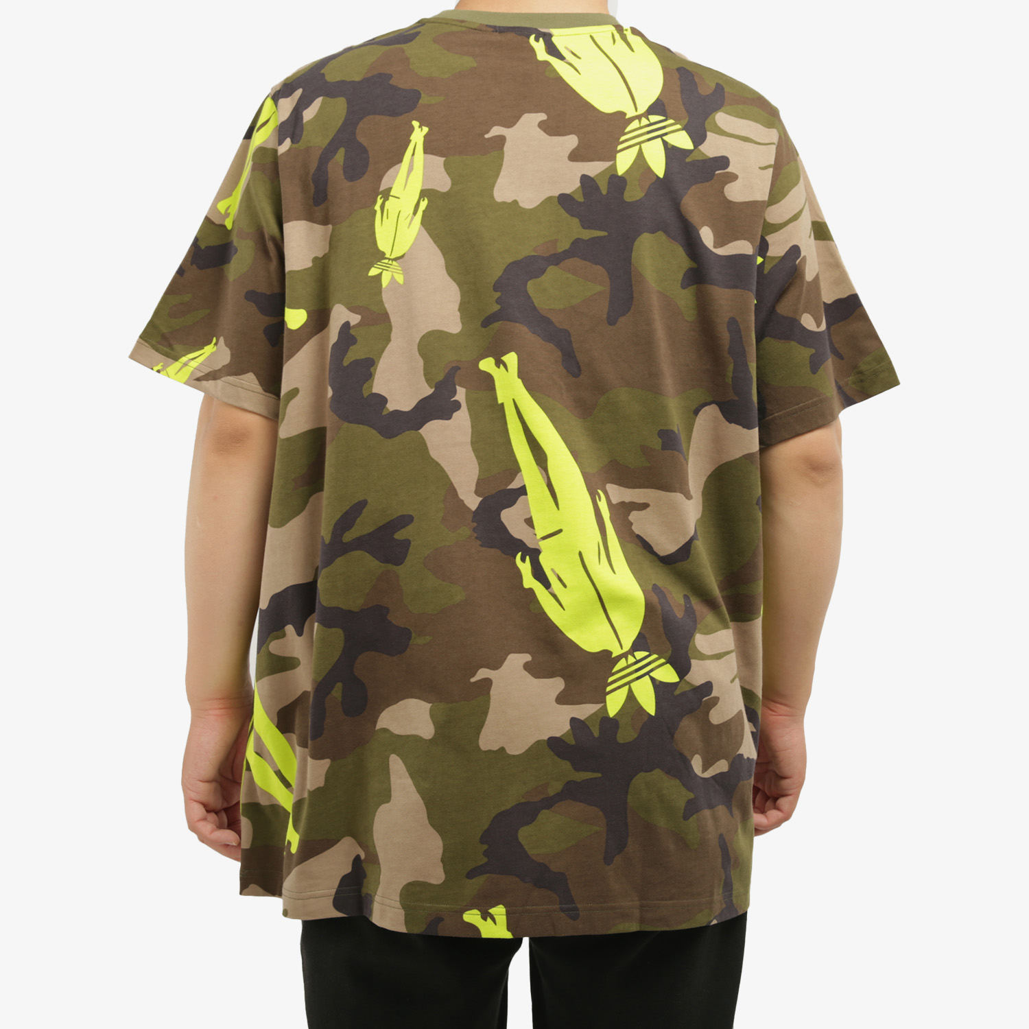 Adidas/阿迪达斯正品三叶草 RYV Camo Tee 男子运动短袖T恤GK5914 - 图1