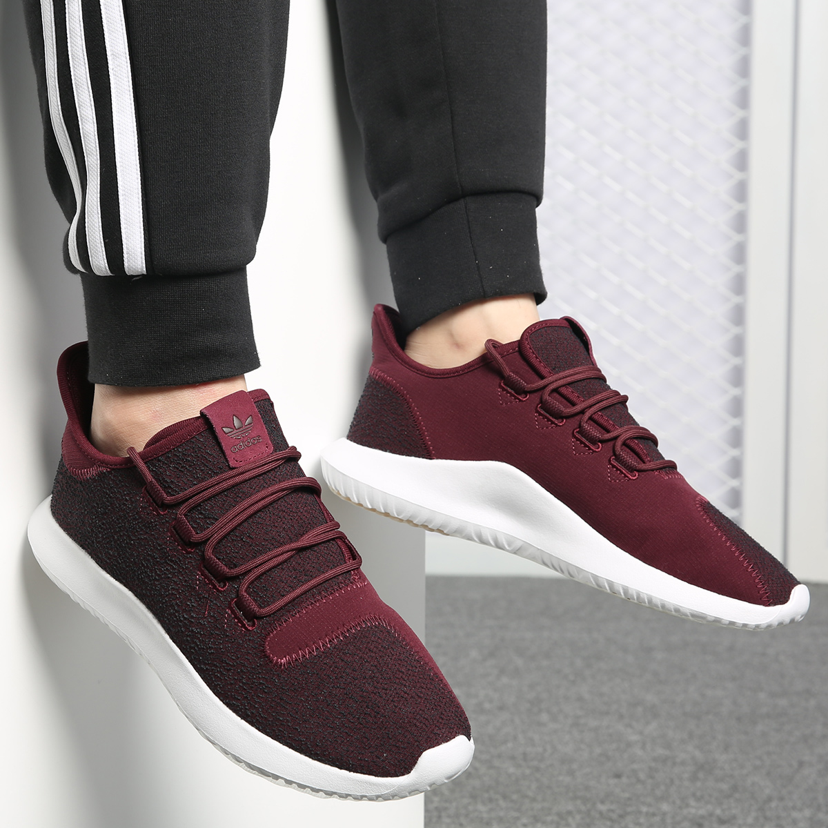 Adidas/阿迪达斯正品 三叶草TUBULAR SHADOW男女经典休闲鞋CQ0927 - 图1