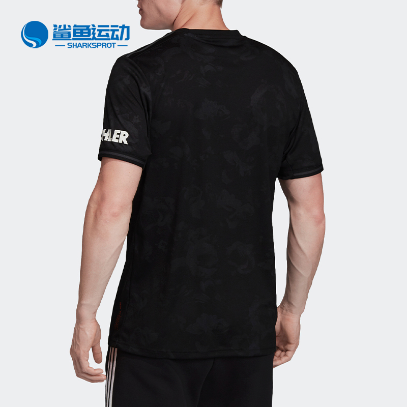 Adidas/阿迪达斯正品男子曼联足球服玫瑰迷版球衣MUFC 3 ED7390 - 图2