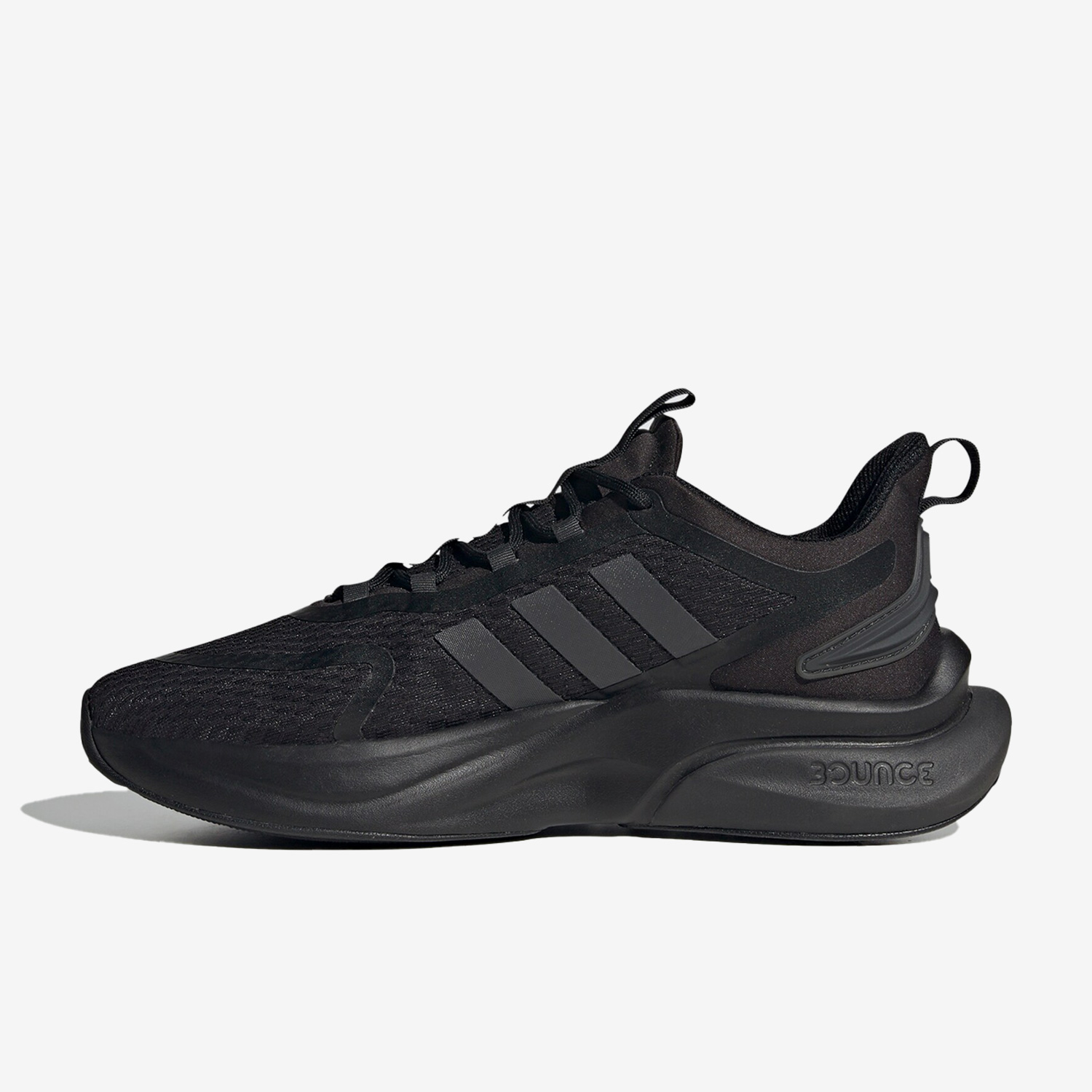 Adidas/阿迪达斯正品新款AlphaBounce +男子缓震耐磨跑步鞋HP6142 - 图0