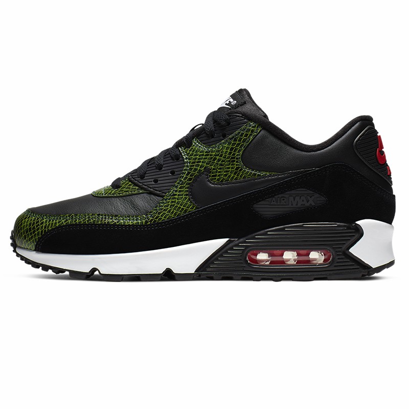 Nike/耐克正品Air Max90 Python黑色蛇纹男女同款休闲跑鞋 CD0916