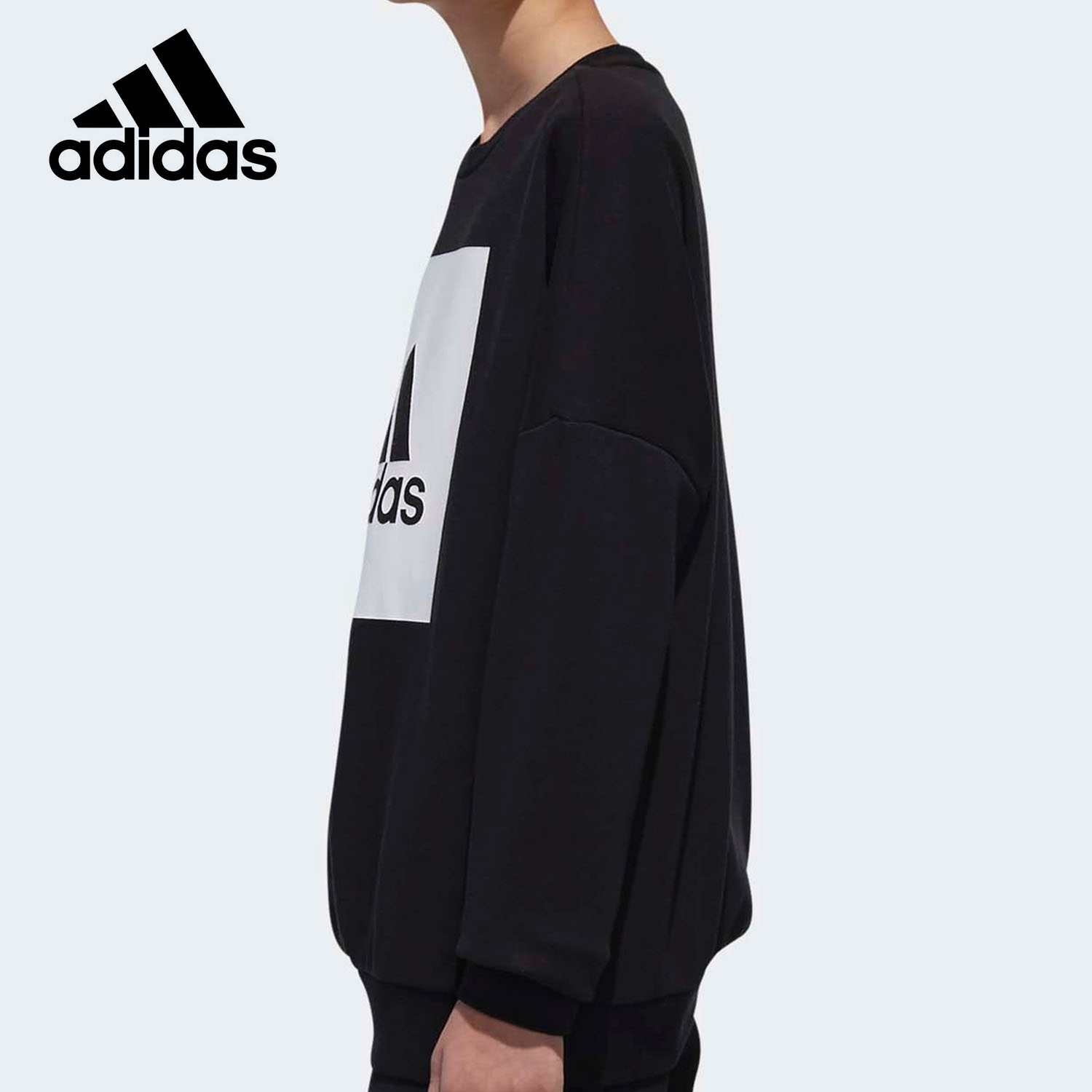 Adidas/阿迪达斯正品夏季男童新款圆领套头衫运动卫衣CE8641-图0