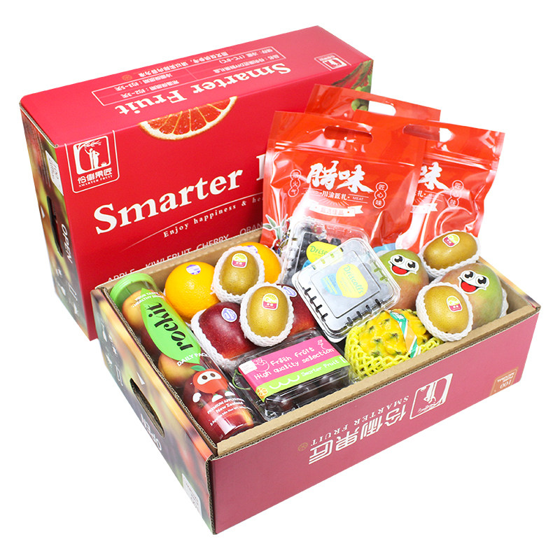 顺丰包邮10斤腊肉混合新鲜水果组合混搭苹果礼盒高端春节送礼团购,淘宝优惠券,粉丝福利购,淘宝优惠卷