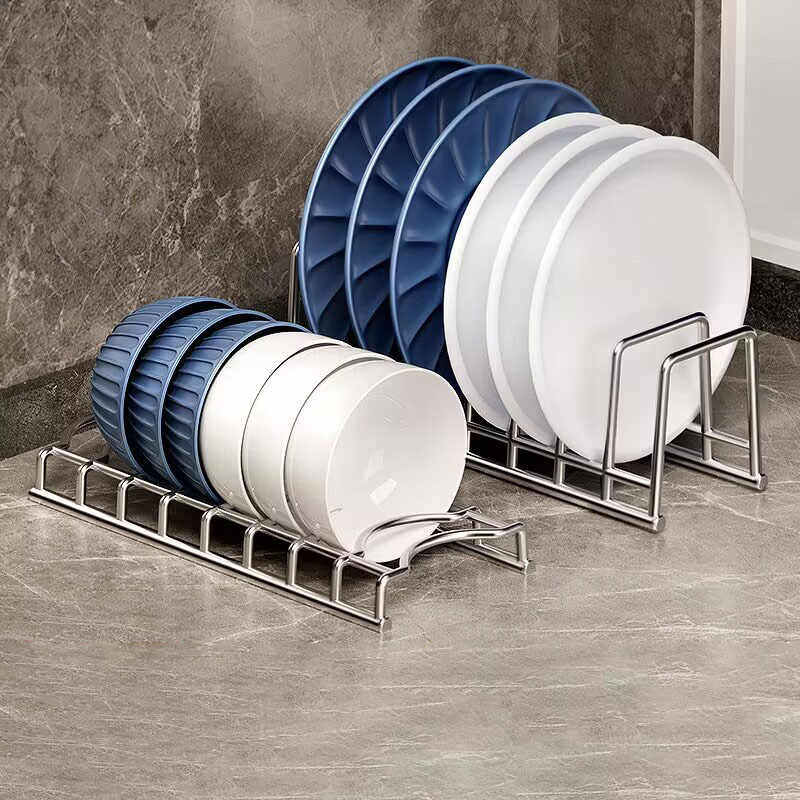 304不锈钢碗碟碗盘收纳架厨房置物架单层沥水架家用多功能放碗架,淘宝优惠券,粉丝福利购,淘宝优惠卷