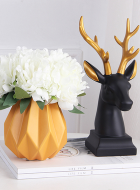 小鹿轻奢风结婚礼物酒柜装饰品