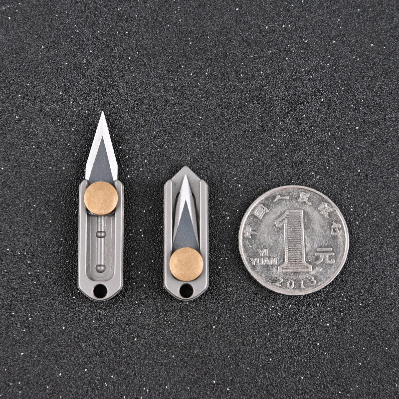 开信刀拆信刀钛合金迷你折刀快递刀 随身edc钥匙扣挂件开信刀折叠便携美工小刀,淘宝优惠券,粉丝福利购,淘宝优惠卷