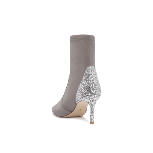 SW STUART ROYALE 75 STRETCH BOOTIE 细跟短靴女瘦瘦靴 - 图2