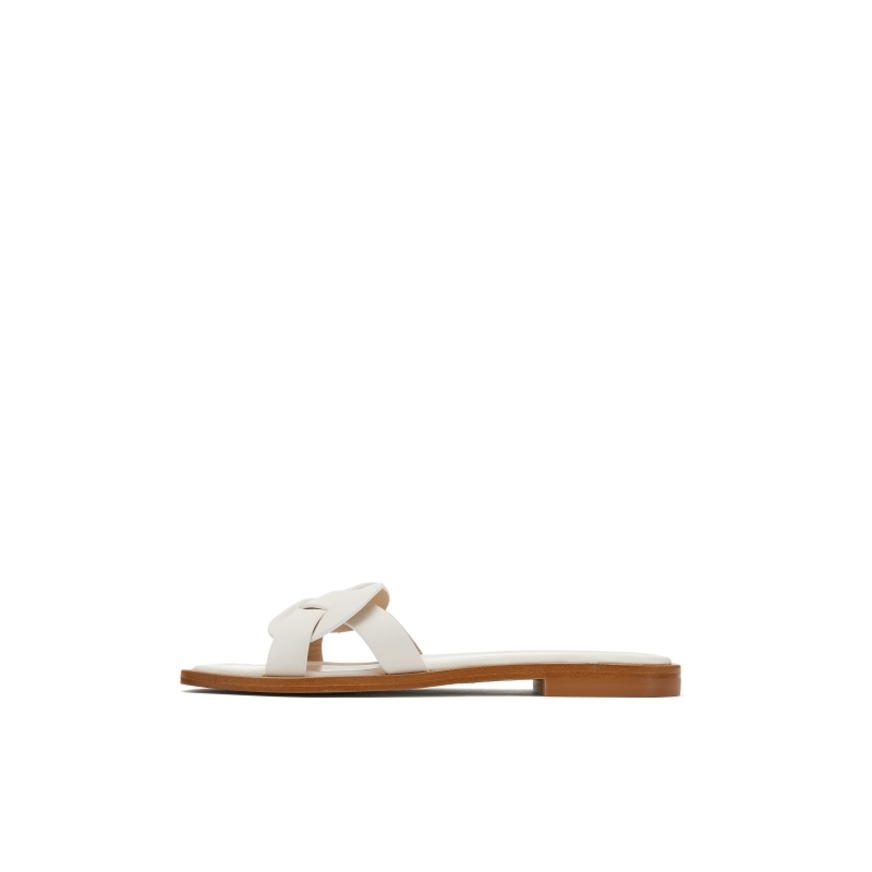 SW SIERRA FLAT SANDAL 春夏交叉绑带平底凉鞋女外穿凉拖鞋 - 图1