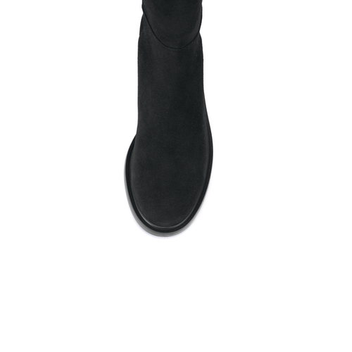 SW 5050 GISELE KNEE-HIGH BOOT 低跟拼接长筒靴女 - 图3