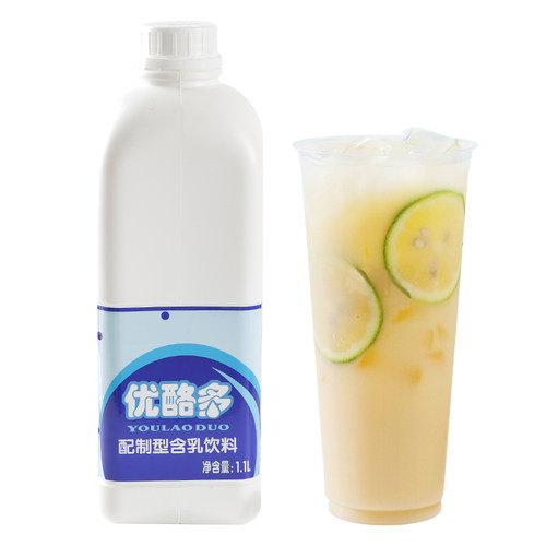 鲜活优酪多1.1L黑森林浓缩酸奶原料乳酸菌原味优格乳奶茶店商用 - 图3