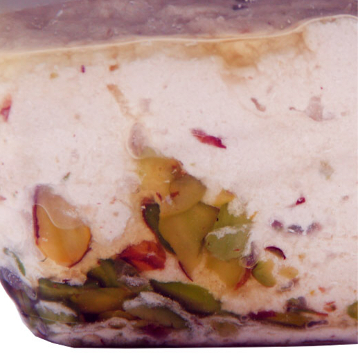 Arabic halva Halawa pistachio tahini 进口开心果芝麻糖糕 350g - 图2