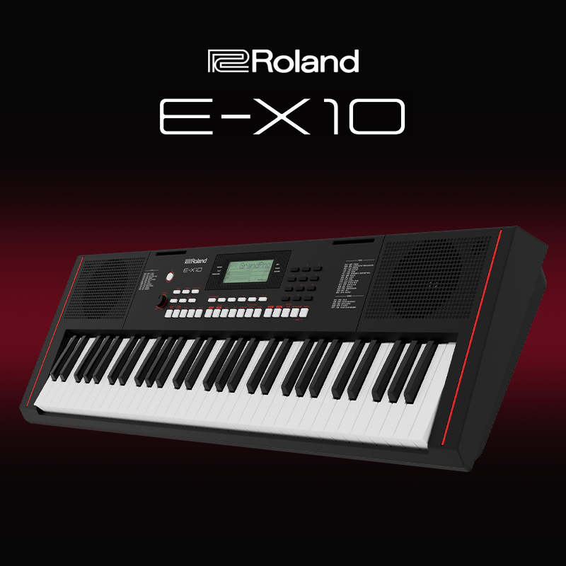 Roland罗兰 E-X10编曲键盘成年专业演奏力度入门61键舞台合成器 - 图3