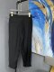 M ສີດໍາ summer harem pants ມີຂາມ້ວນ MAI1UNF004