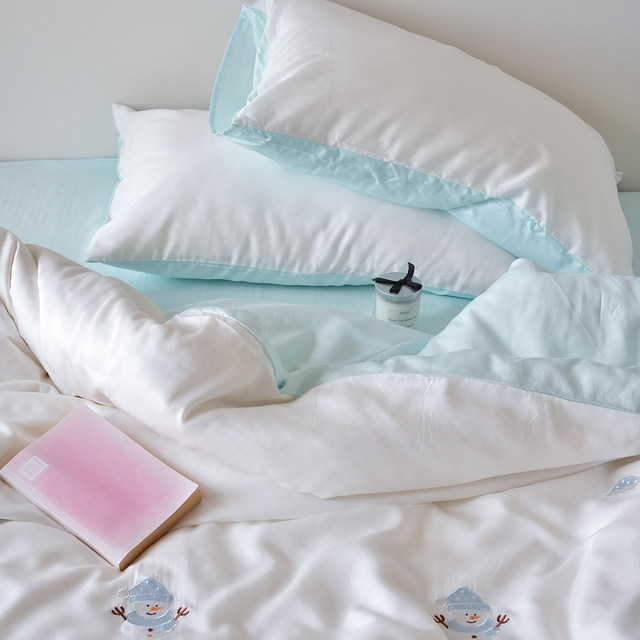 Summer cool feeling cool naked sleeping cartoon four-piece set