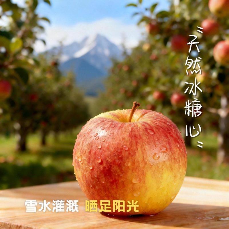 新疆阿克苏冰糖心苹果水果新鲜当季整箱富士苹果批发10斤2025正品,淘宝优惠券,粉丝福利购,淘宝优惠卷